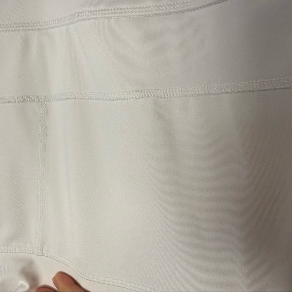 Zella White Activewear Skort with Ruffles and Built-in Ball Pockets Size XL - Picture 5 of 8